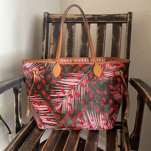 Louis Vuitton Limited Edition Jungle Dot Neverfull MM